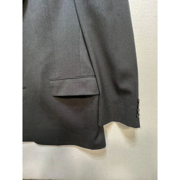 Austin Reed Men's 2 Button Wool Blazer Sport Coat Long Sleeve Size 42S Dark Gray - Picture 10 of 14